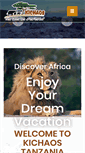 Mobile Screenshot of kichaostanzaniasafaris.com